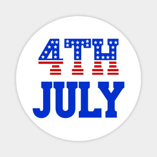 4th july independent american 2021 Magnet